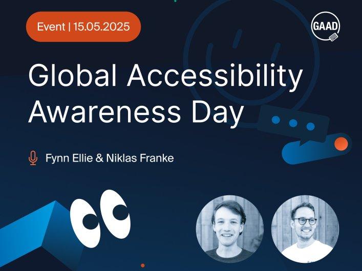 Illustration zum Global Accessibility Awareness Day Event bei Factorial in hamburg mit dem Vortragenden Fynn Ellie