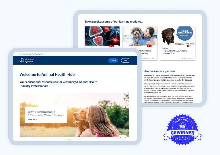 Visual of the Splash Awards 2023 winning project in the category healthcare, by Boehringer Ingelheim and Factorial