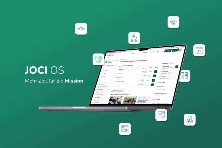 JOCI OS Plattform für sichere digitale Kommunikation und Teamverwaltung