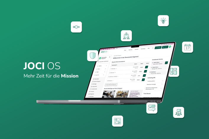 JOCI OS Plattform für sichere digitale Kommunikation und Teamverwaltung