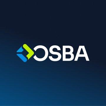 Logo der OSBA (Open-Source-Business-Alliance) auf dunkelblauem Hintergrund